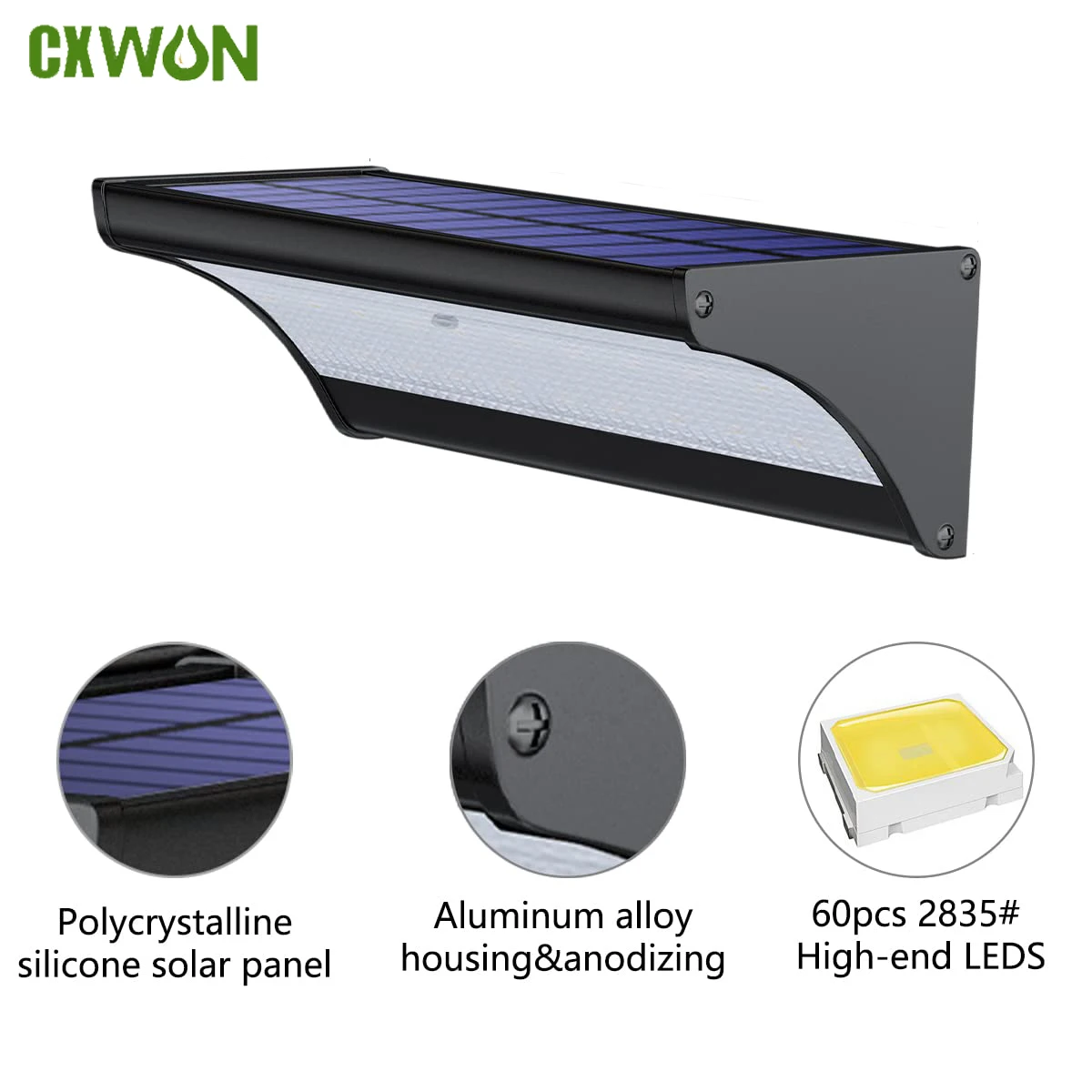 Outdoor Power Outlet Weatherproof - Luz Solar de pared para exteriores,