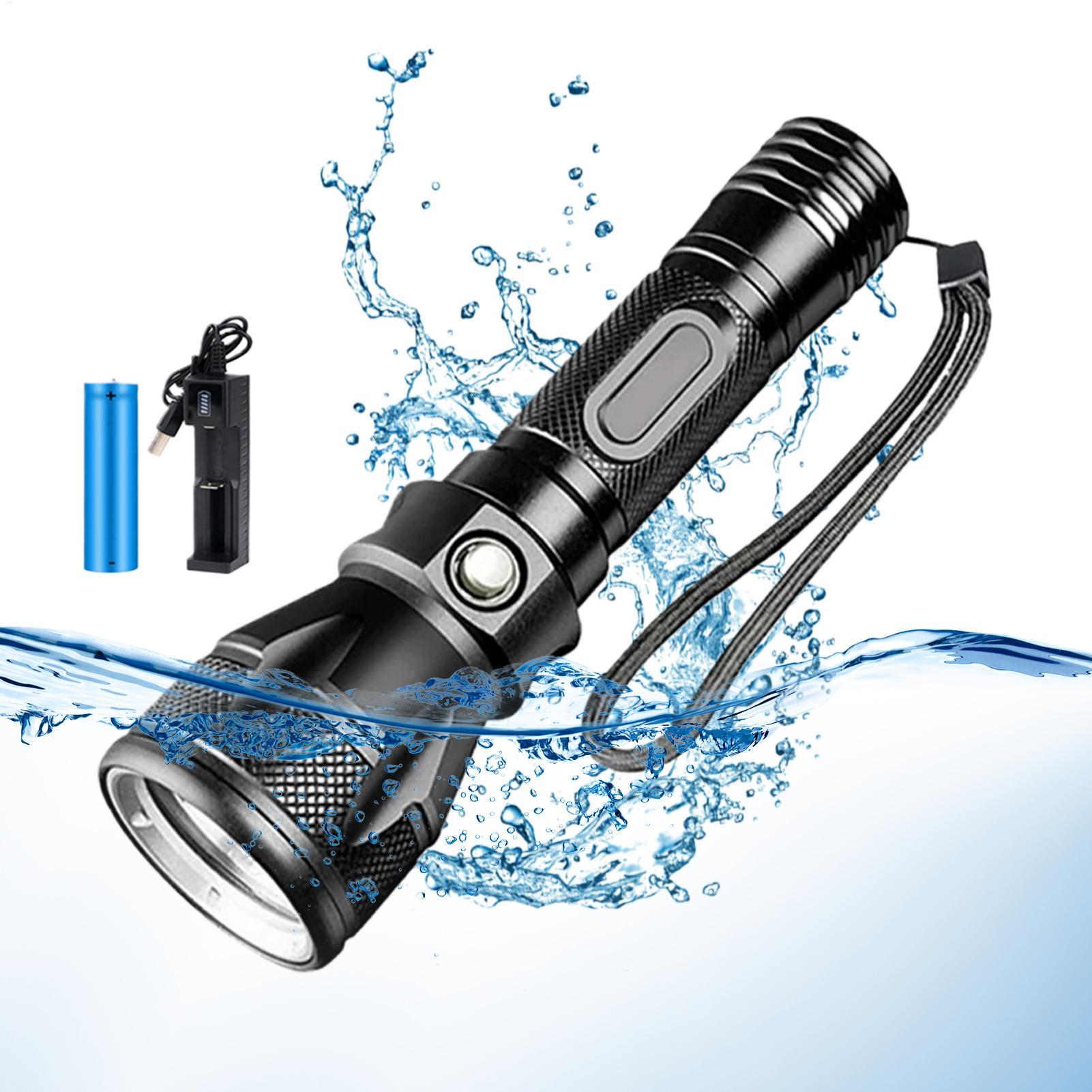 Outdoor Powersports - Linterna de Buceo LED Recargable de