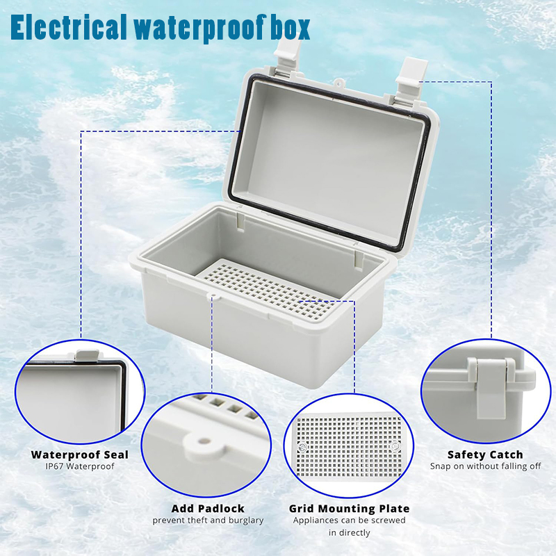 Outdoor Power Distribution Box - Caja de Distribución Eléctrica Impermeable IP66,