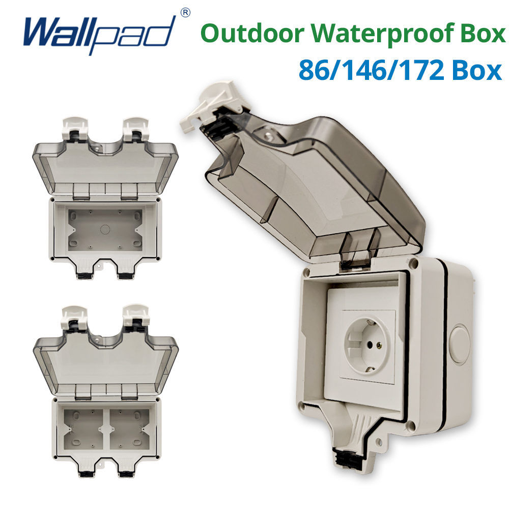 Outdoor Power Outlet - Wallpad IP66 caja exterior impermeable a