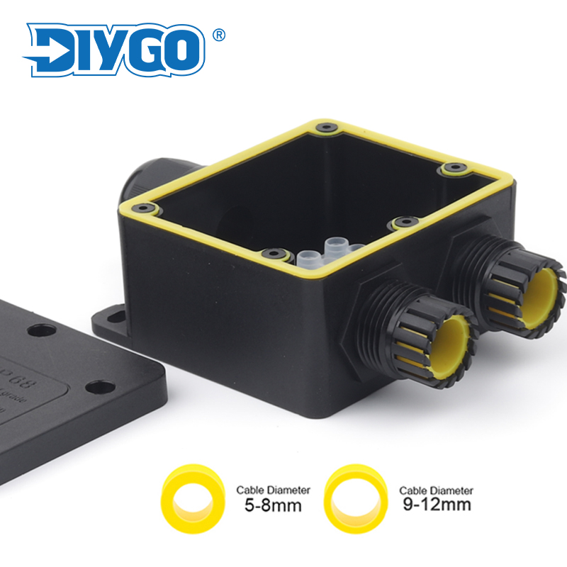 Outdoor Power Distribution Box - Caja de conexiones impermeable IP68 para