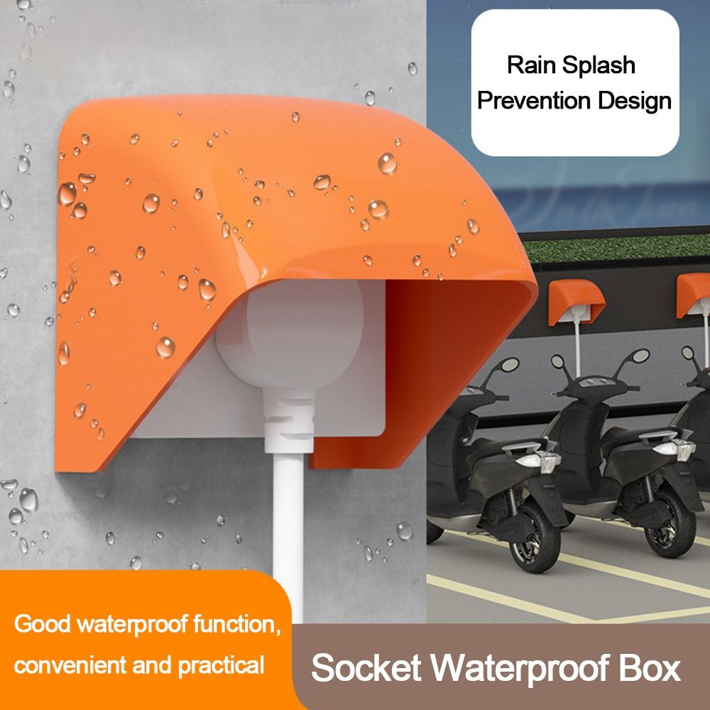Outdoor Power Outlet - Caja Protectora Impermeable para Enchufes Tipo