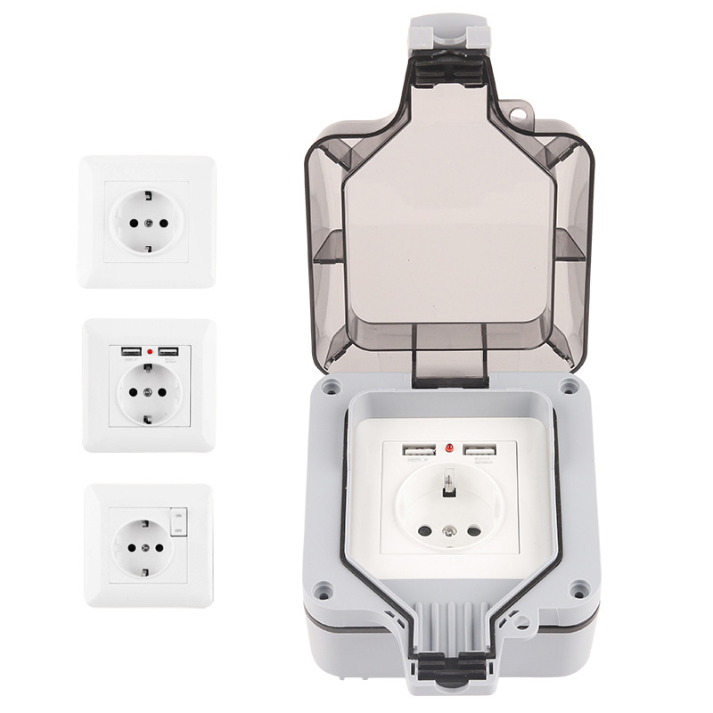 Outdoor Power Outlet Wifi - IP66 exterior resistente a la intemperie