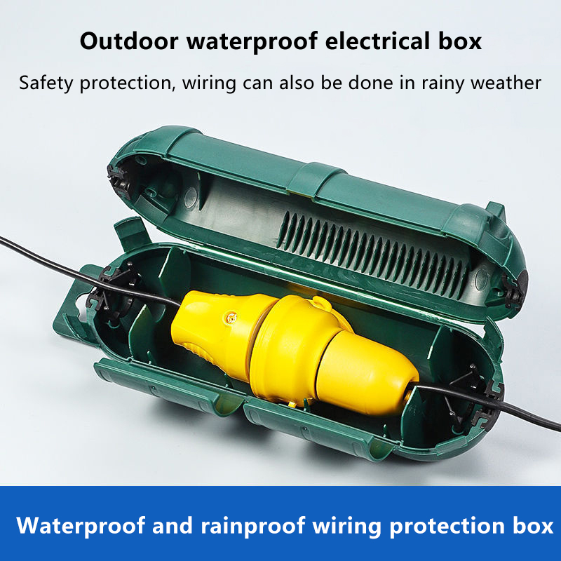 Outdoor Power Outlet - Cubierta de seguridad para cable de