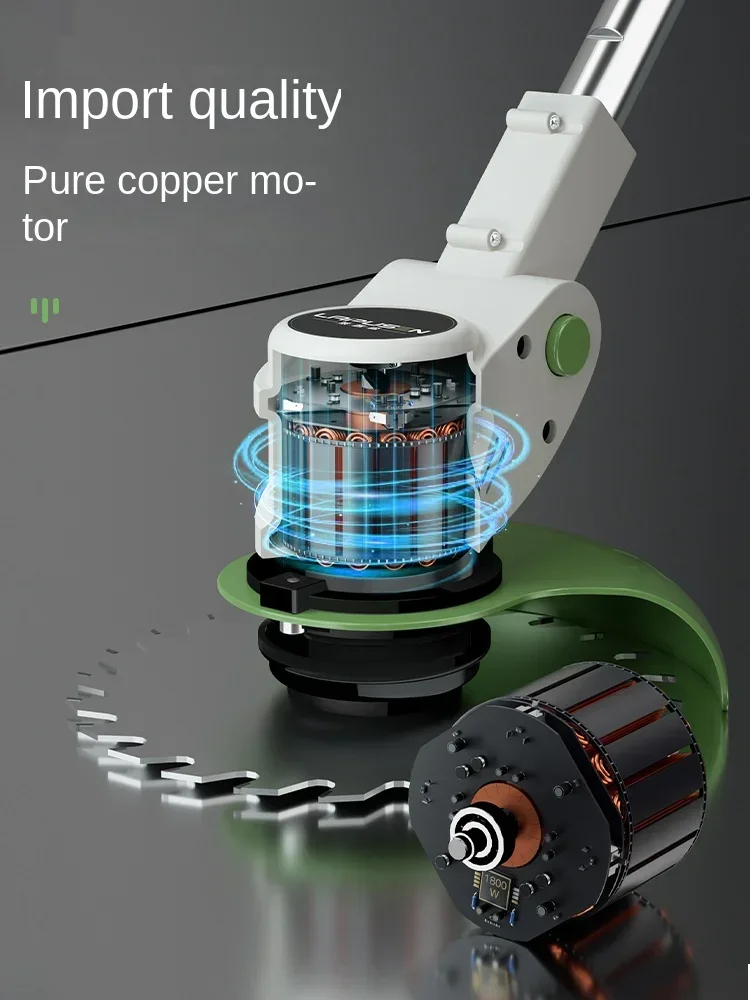 Cortacésped eléctrico recargab - Lawn Mower Battery reseña y precio