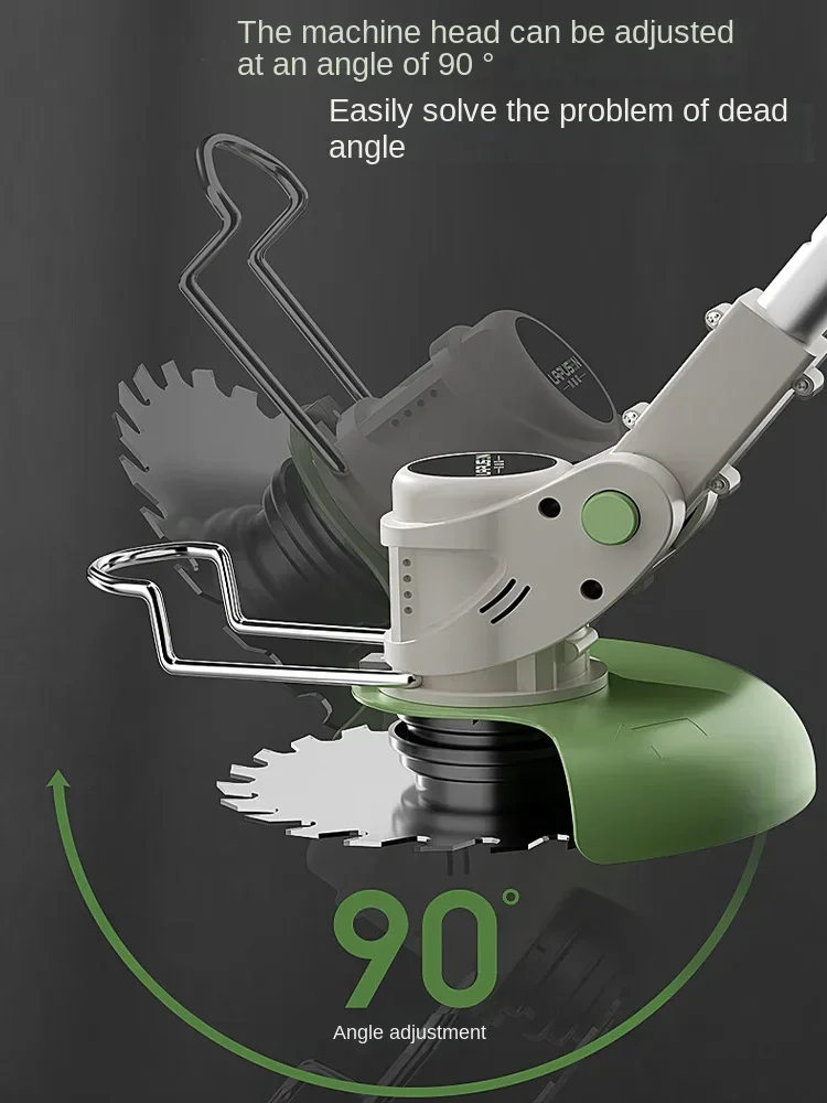 Cortacésped eléctrico recargab - Lawn Mower Battery reseña y precio