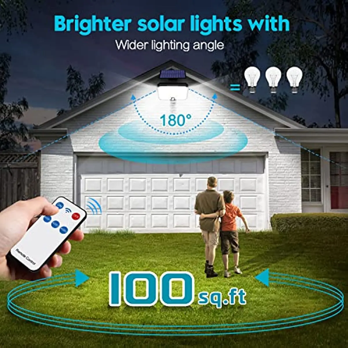 Swiatla-luces solares para ext - Outdoor Power Garage reseña y precio