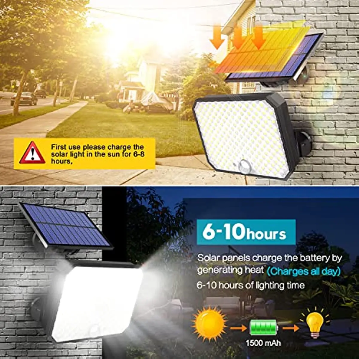 Swiatla-luces solares para ext - Outdoor Power Garage reseña y precio