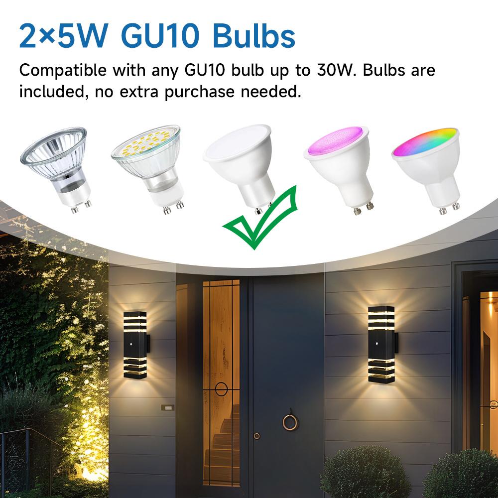 Lámpara de pared con sensor de - Outdoor Power Outlet Weatherproof reseña y precio