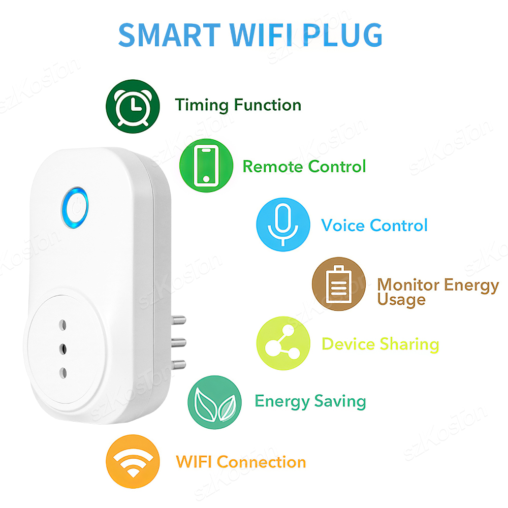 Enchufe inteligente Wifi 16A C - Outdoor Power Outlet Wifi reseña y precio