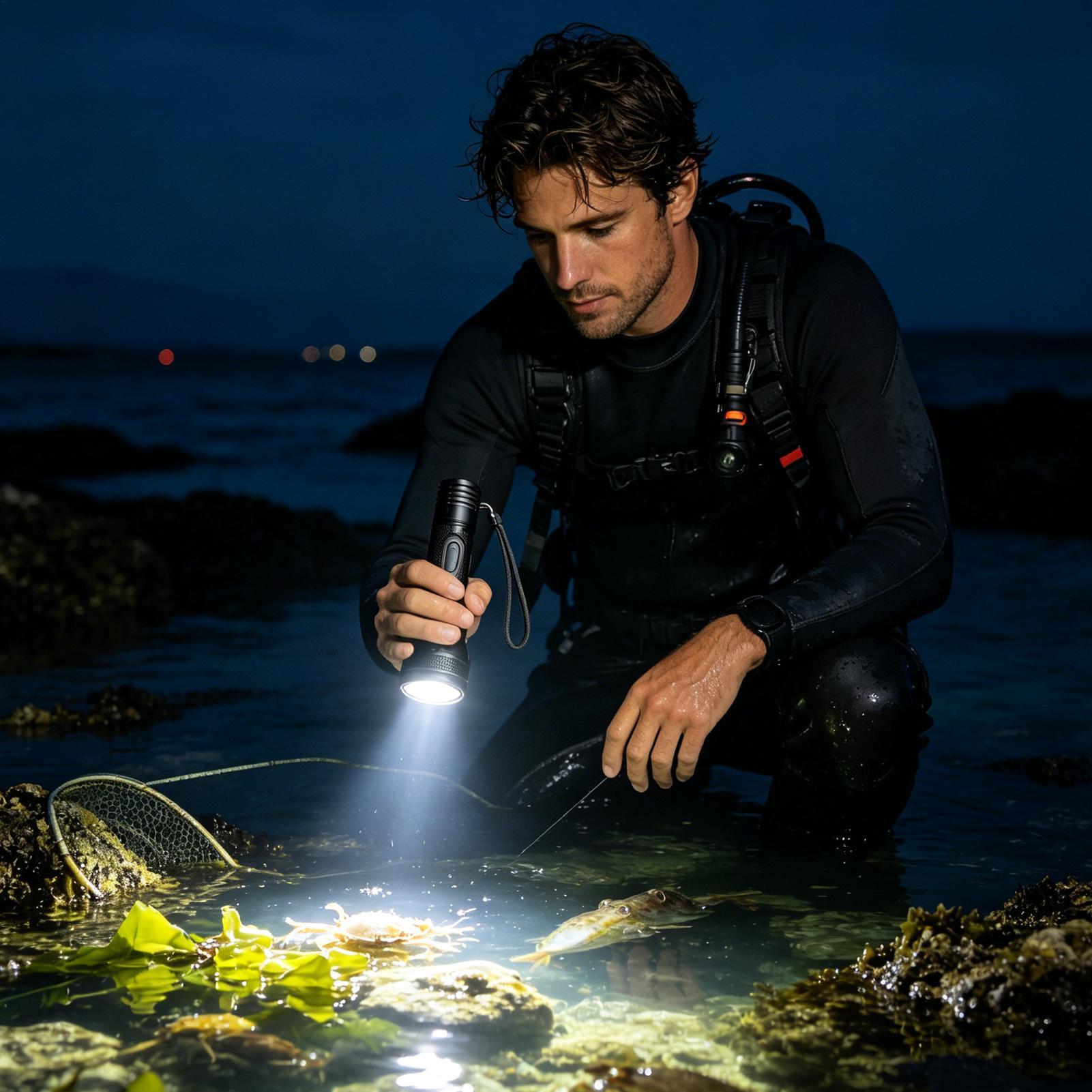 Linterna de Buceo LED Recargab - Outdoor Powersports reseña y precio