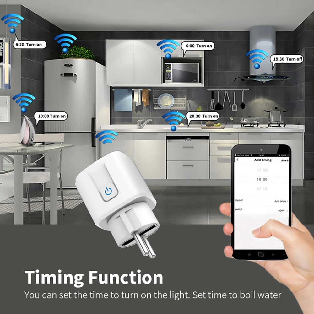 Tuya WIFI enchufe inteligente  - Outdoor Power Outlet Wifi reseña y precio