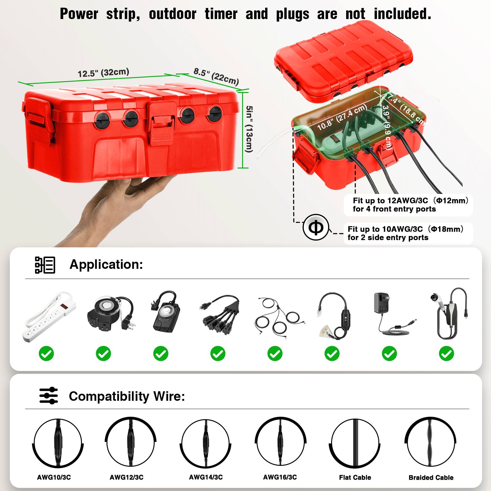 Caja de Conexión para Exterior - Outdoor Power Outlet Cover reseña y precio