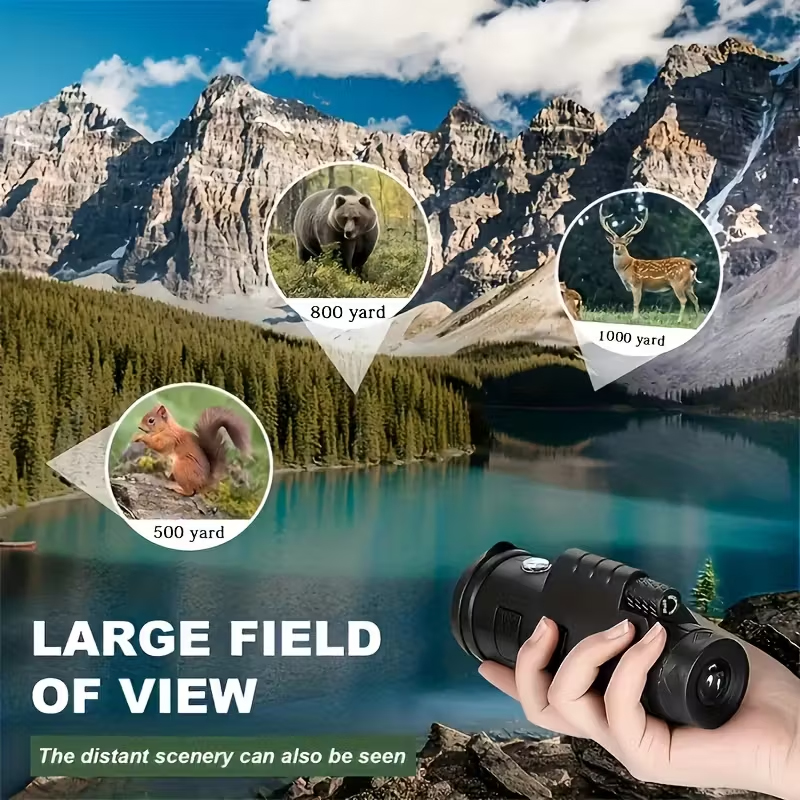Monocular HD de alta potencia  - Outdoor Powersports reseña y precio