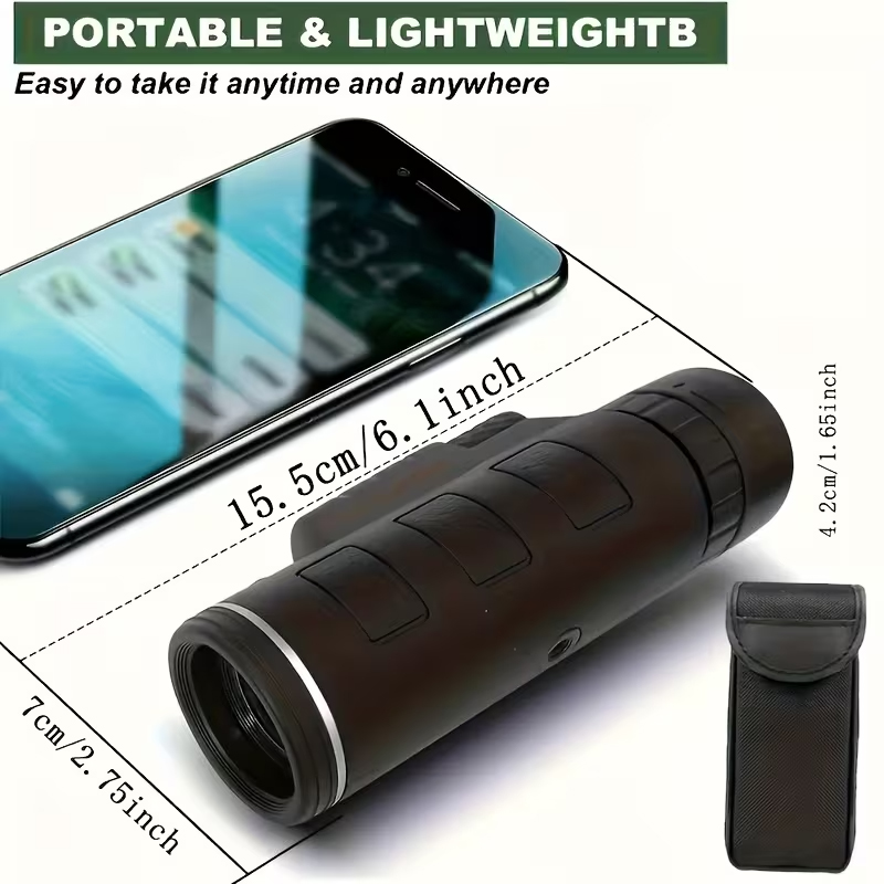 Monocular HD de alta potencia  - Outdoor Powersports reseña y precio