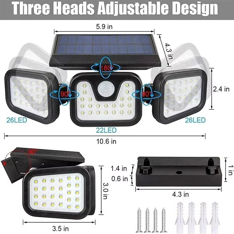 Luz Solar Led con Sensor de mo - Outdoor Power Outlet Weatherproof reseña y precio