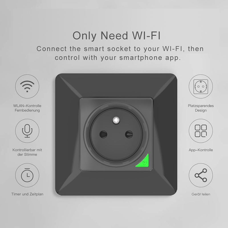 Zigbee-enchufe inteligente Tuy - Outdoor Power Outlet Wifi reseña y precio