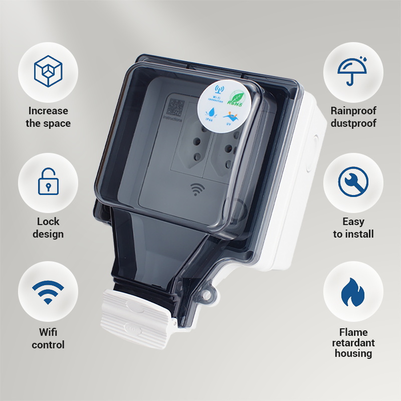 Avoir-enchufe inteligente Tuya - Outdoor Power Outlet Wifi reseña y precio