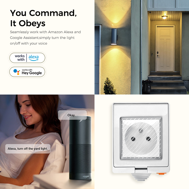 Avoir-Enchufes eléctricos IP55 - Outdoor Power Outlet Wifi reseña y precio