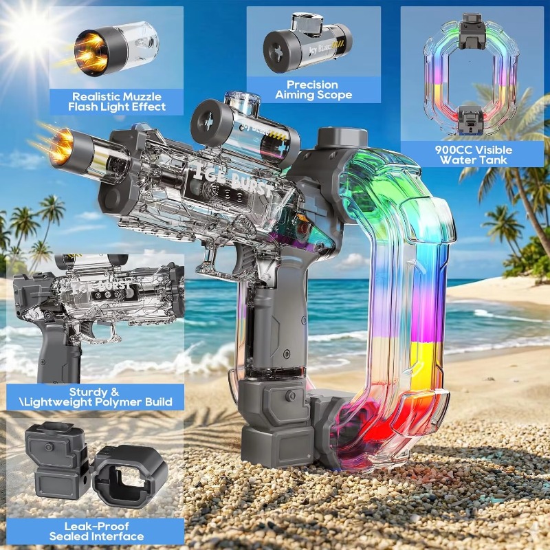 Pistolas de agua eléctricas co - Outdoor Powersports reseña y precio