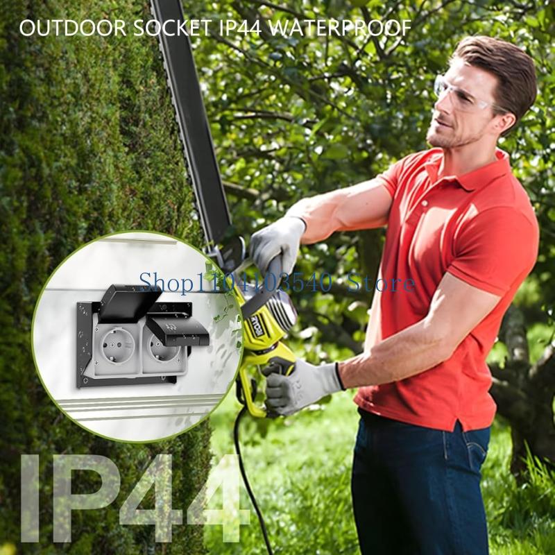 02dc salida eléctrica agujeros - Outdoor Power Outlet Cover reseña y precio