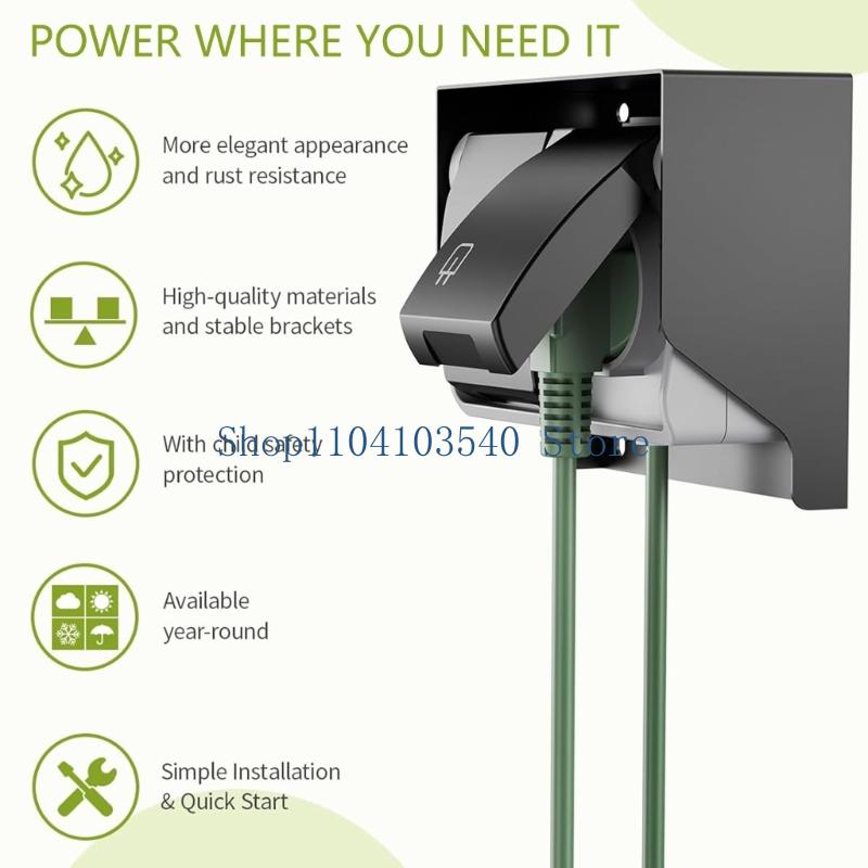 02dc salida eléctrica agujeros - Outdoor Power Outlet Cover reseña y precio