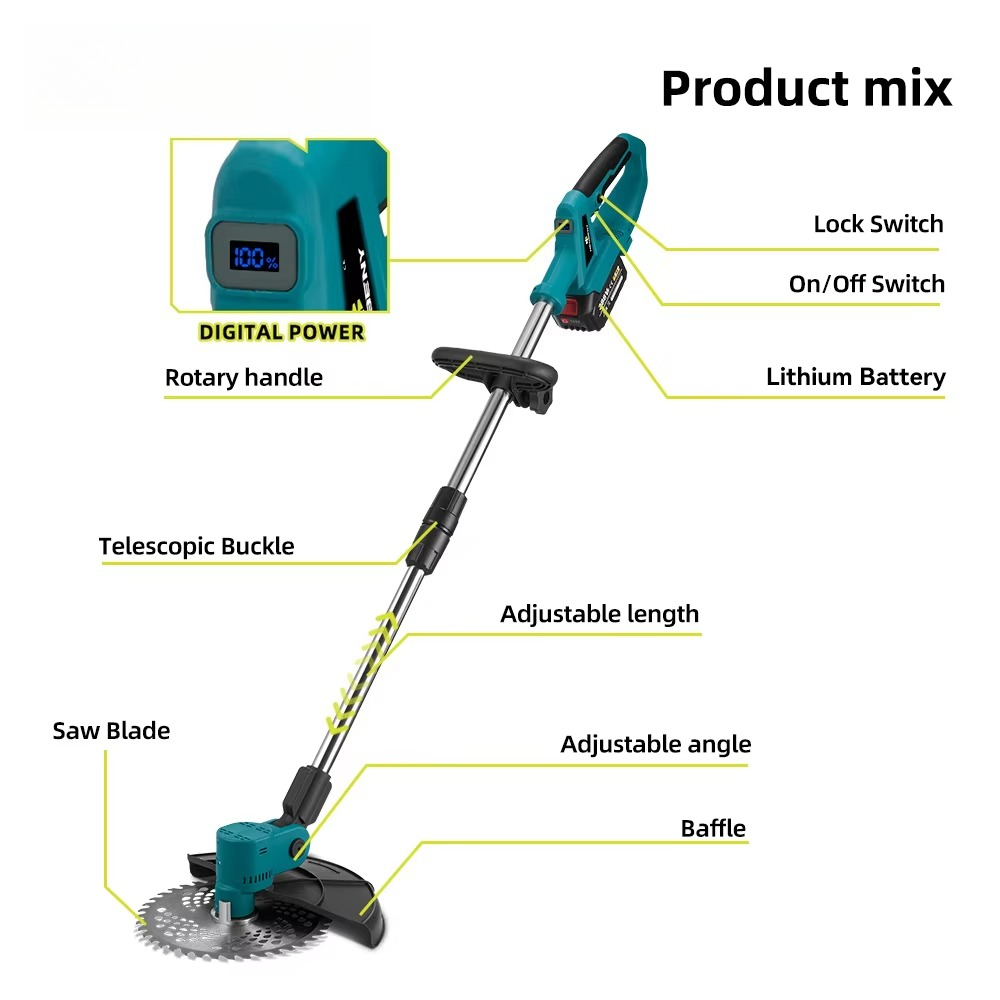 Cortadora de Césped Eléctrica  - Lawn Mower Battery reseña y precio