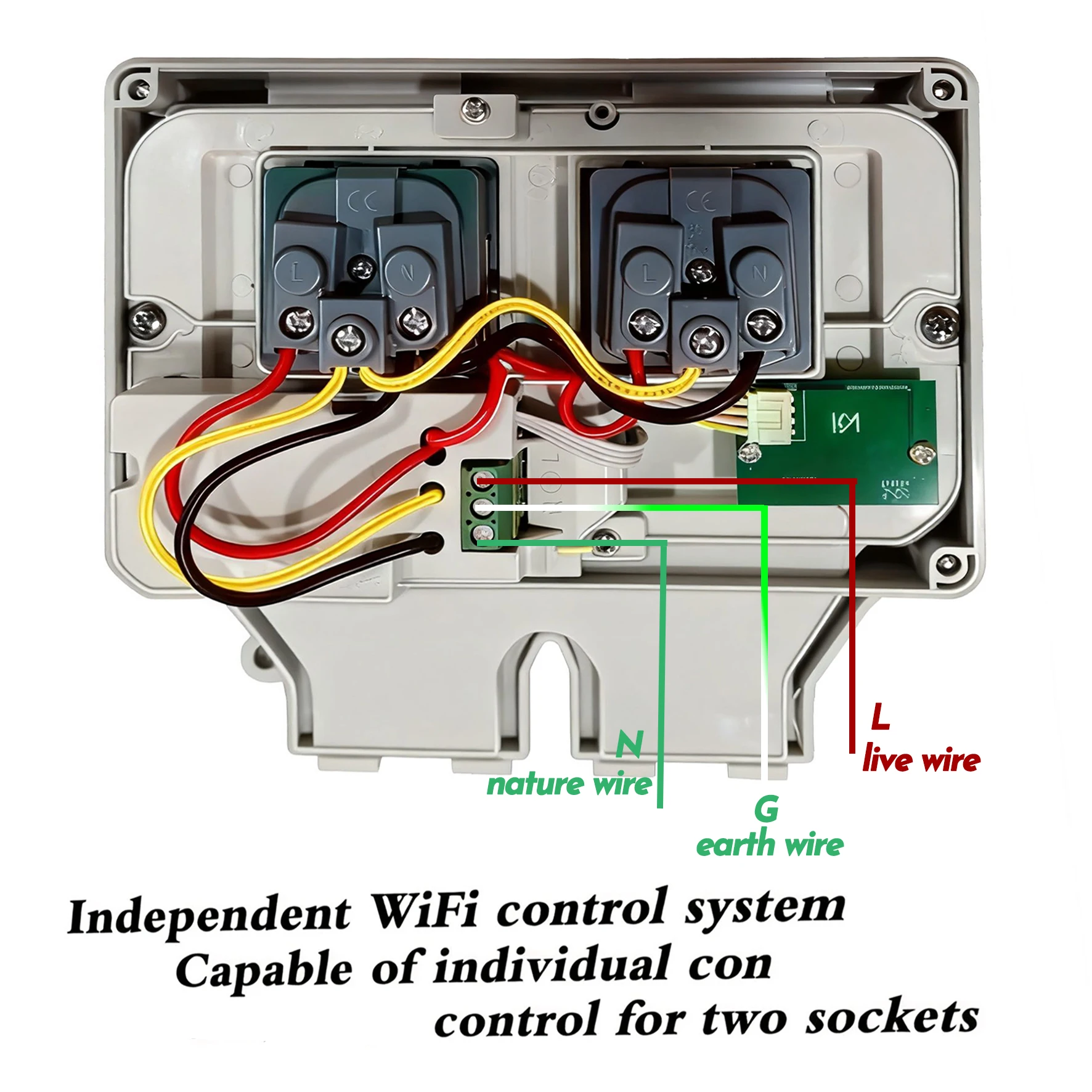 Toma de corriente de pared imp - Outdoor Power Outlet Wifi reseña y precio