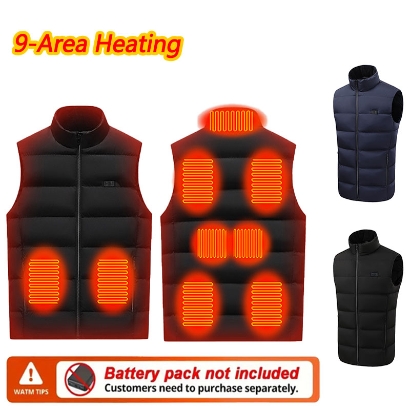 Chaleco calefactor de 9 áreas  - Outdoor Powersports reseña y precio