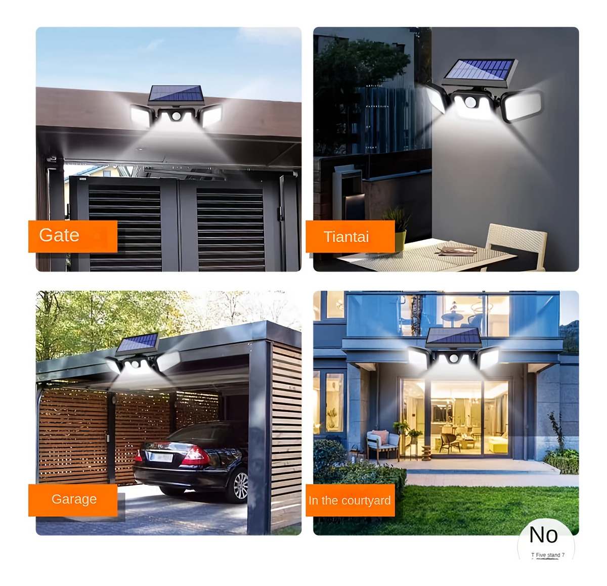 Aplique de pared LED solar | I - Outdoor Power Outlet Weatherproof reseña y precio