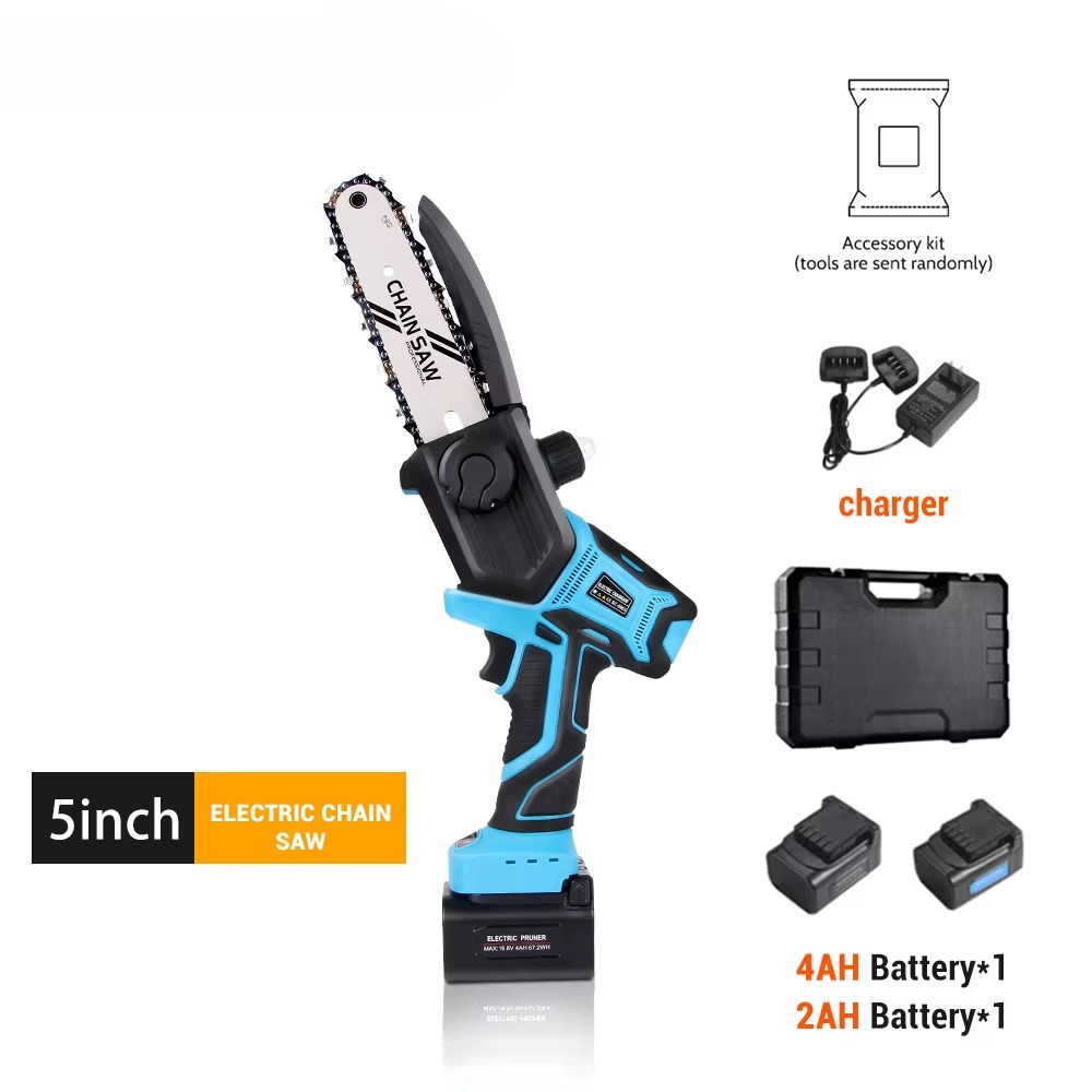 Sierra eléctrica sin escobilla - Electric Chainsaw Battery reseña y precio