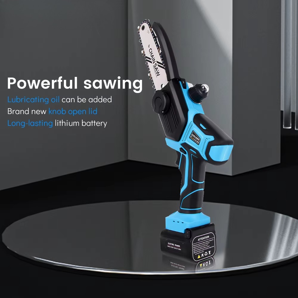 Sierra eléctrica sin escobilla - Electric Chainsaw Battery reseña y precio