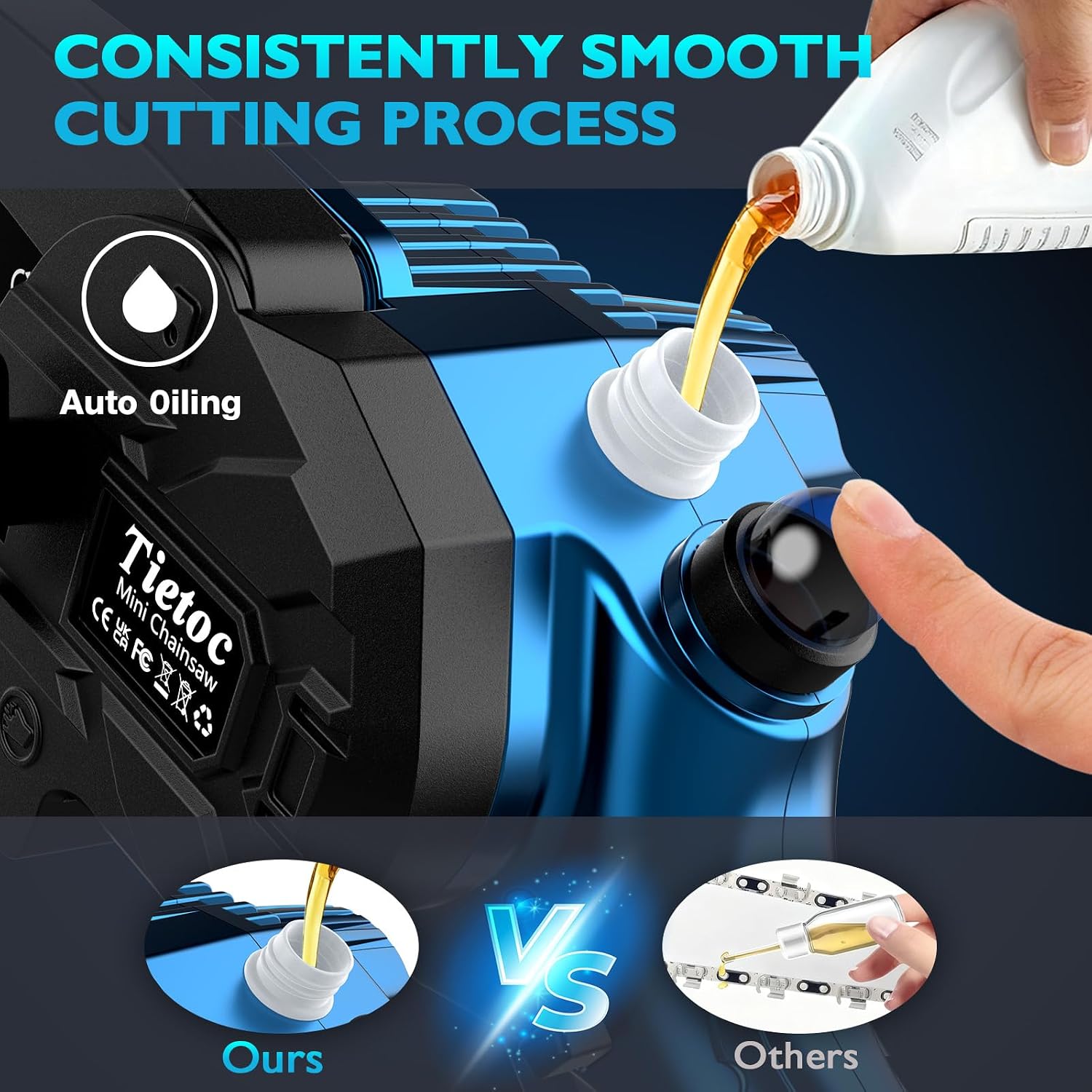 Mini Motosierra, Motosierra In - Electric Chainsaw Battery reseña y precio